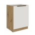 Szafka kuchenna 60 cm AURO 60 D 1F BB WH/AR antyfinger
